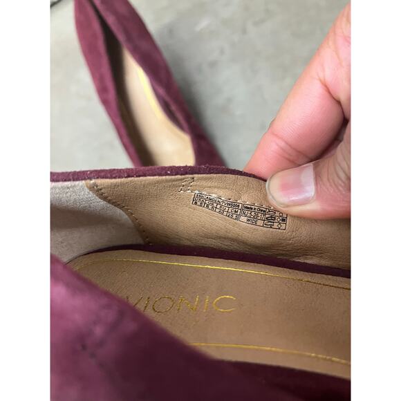 Vionic - Camden Suede Wedge / Maroon / 8.5 / NWOB - Picture 5 of 7